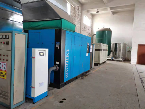 龙工（上海）空压机余热回收锅炉预热工程
